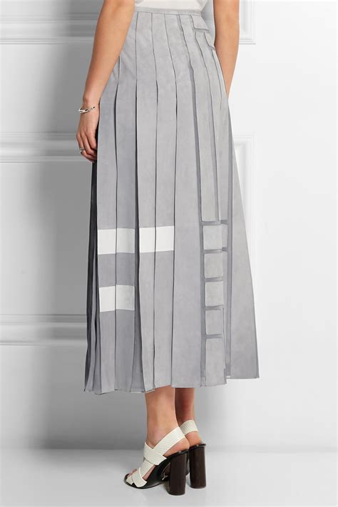 fendi two piece skirt and top|fendi pleated skirt.